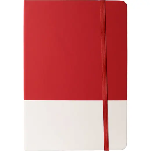 Two Tone Notebook Red
